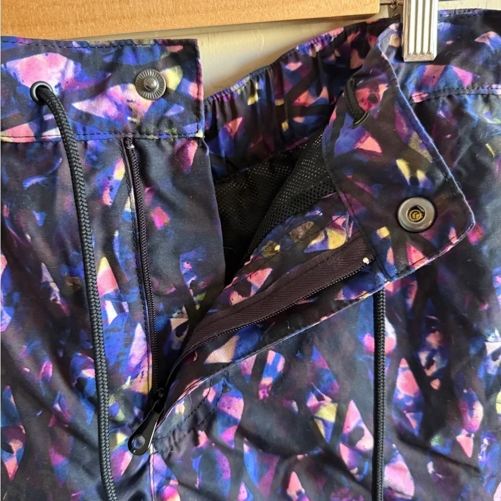 Paul Smith Men’s Swim Short Black Purple Pink Patterned Swim Trunks Short